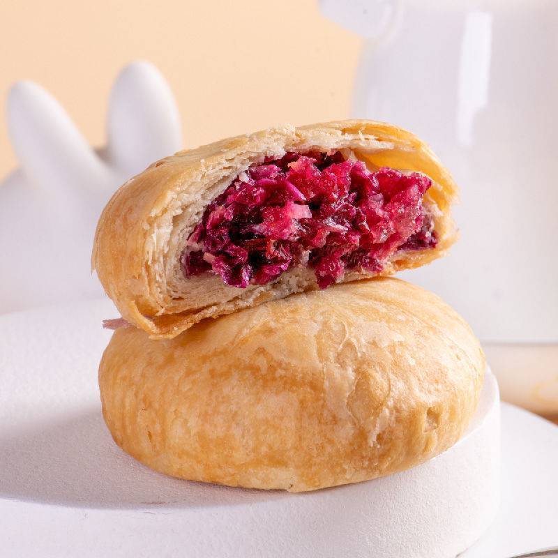 Yunnan Flower Cake Popular Snack Oatmeal Matcha Rose Sweet Potato Breakfast