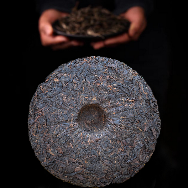 Meng Song Yunnan Seven Seed Cake Tea Leaf Puerh Tea Ripe Tea 357g/12.59oz