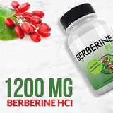 2 Flaschen Pillen Blutzucker Support Supplement 1200mg Berberin Zimt Extrakt