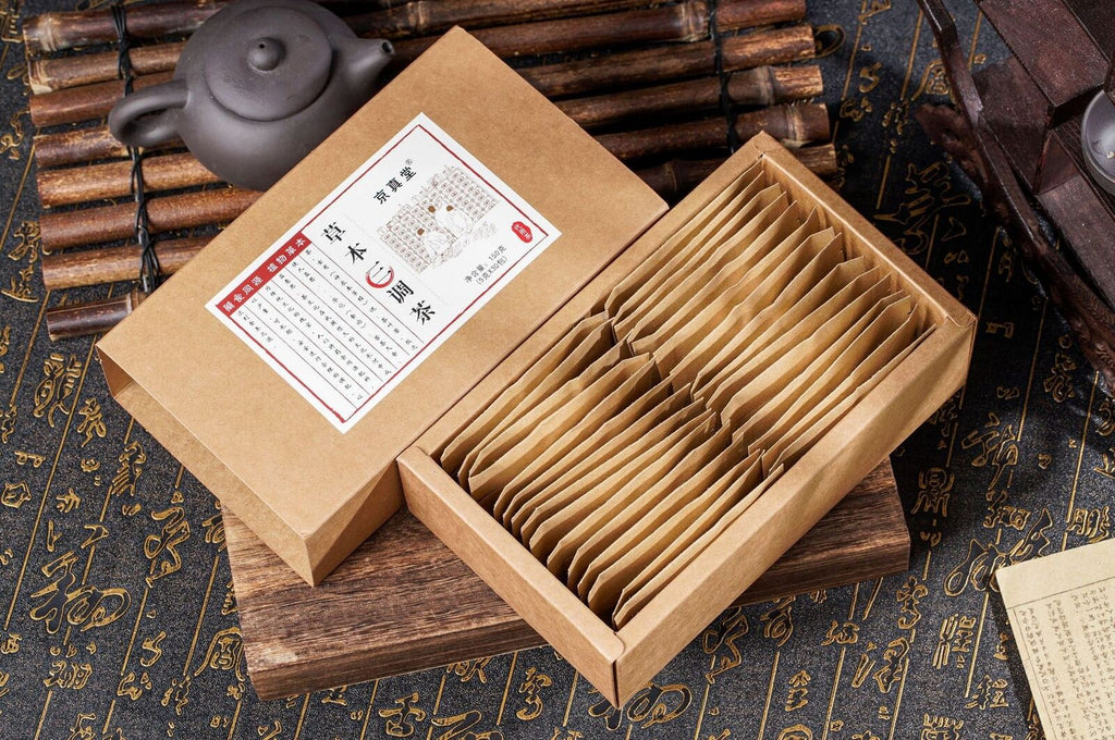 Herbal Three-Tonic Tea with Cassia, Lotus Leaf, Corn Silk & Mulberry Leaf,30 Tea