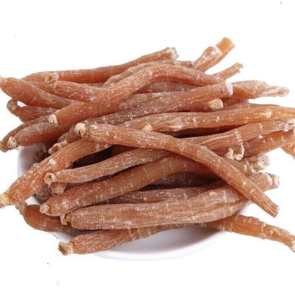 Premium Long White Mountain Red Ginseng 100g Natural Wellness Herb