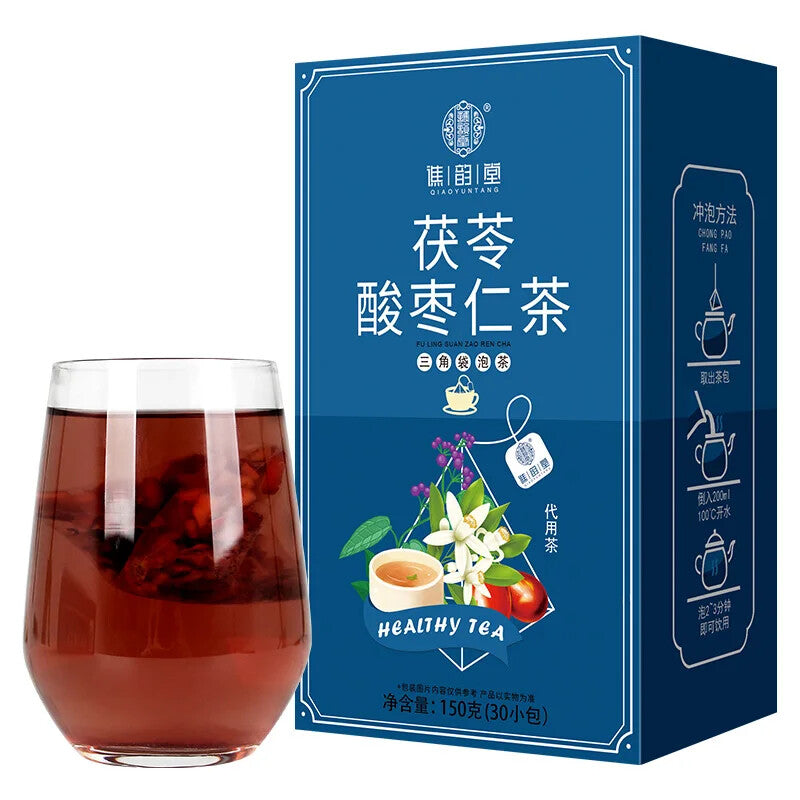 150g/30 Bags Healthy Herb Tea Bag Poria Cocos Sour Jujube Kernel Tea Secondary image
