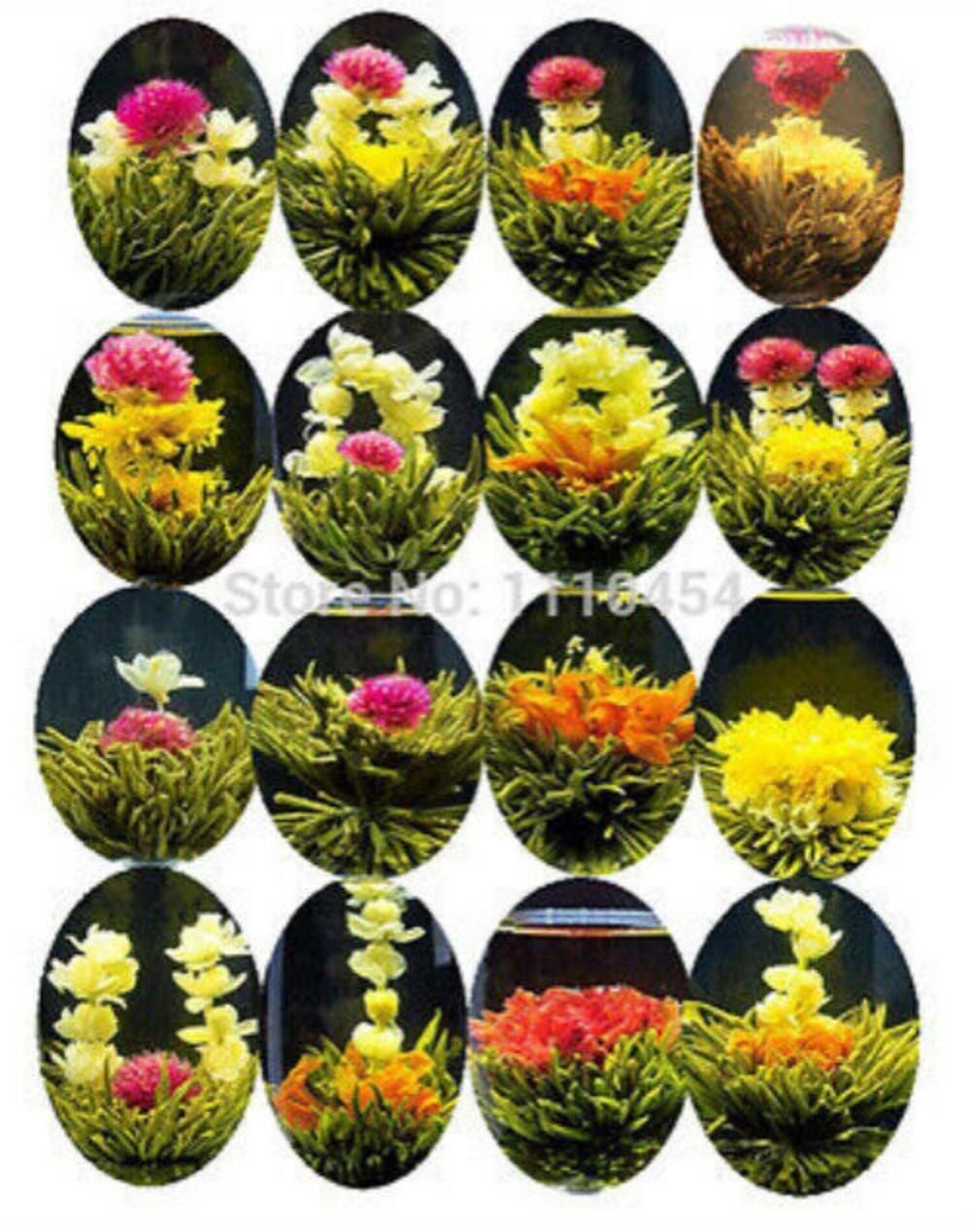 16 Blooming Flower Tea Handmade Herbal Fragrant Secondary image