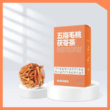 Health tea bag Five-finger peach Poria cocos tea, red bean barley tea