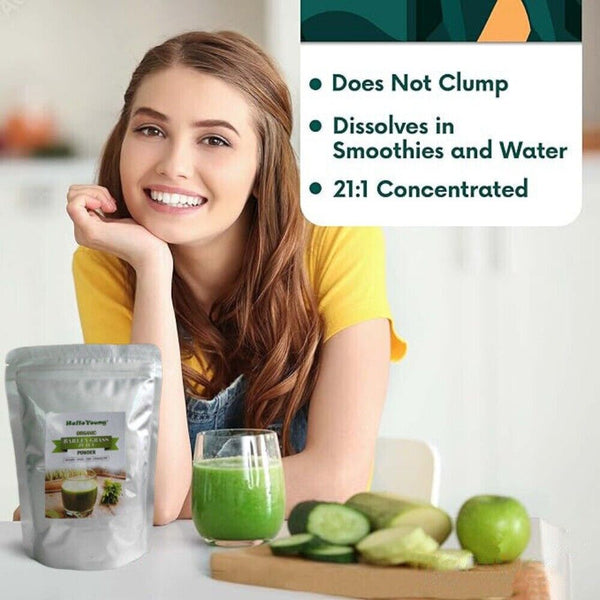 Barley Green Grass Powder Rich in Fiber No Additives Natural