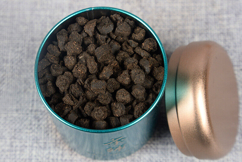 Sticky Fragrant Tea Fossil Crushed Silver 225g/can Fragrance Puerh Loo ...