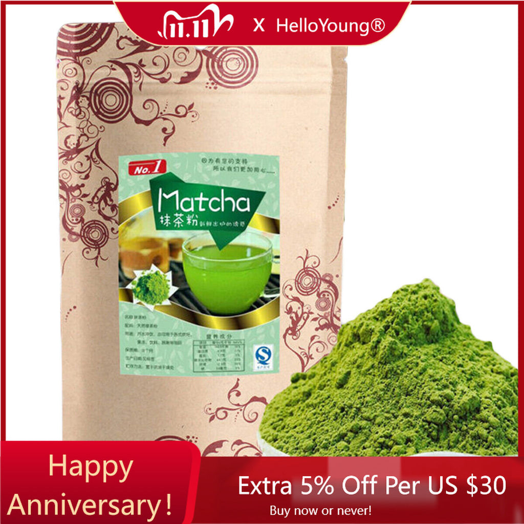 Pure Organic Certified Quality Natural Green Food 100g Green Tea Matcha Powder