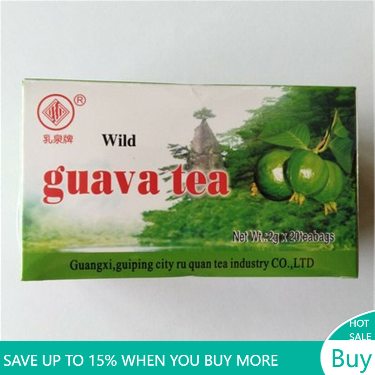 40g Herbal Tea Guava Leaves Tea 100%Natural Green Tea China Tea Organic Bags Tea Main image