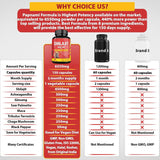 SHILAJIT 6550mg COMPLEX Healthy Aging Memory Brain Function Immune System 150C