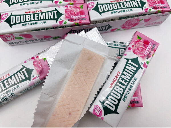 Rose Mint DOUBLEMINT Kaugummi 5pcs x 20 Portable Pack für frischen Atem