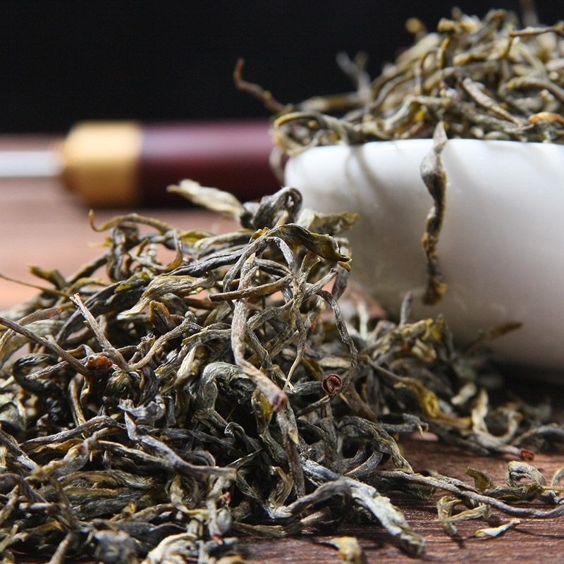 Yunnan HeShun Old Tree Green Tea 100g Loose Leaf with Independent Packaging Main image