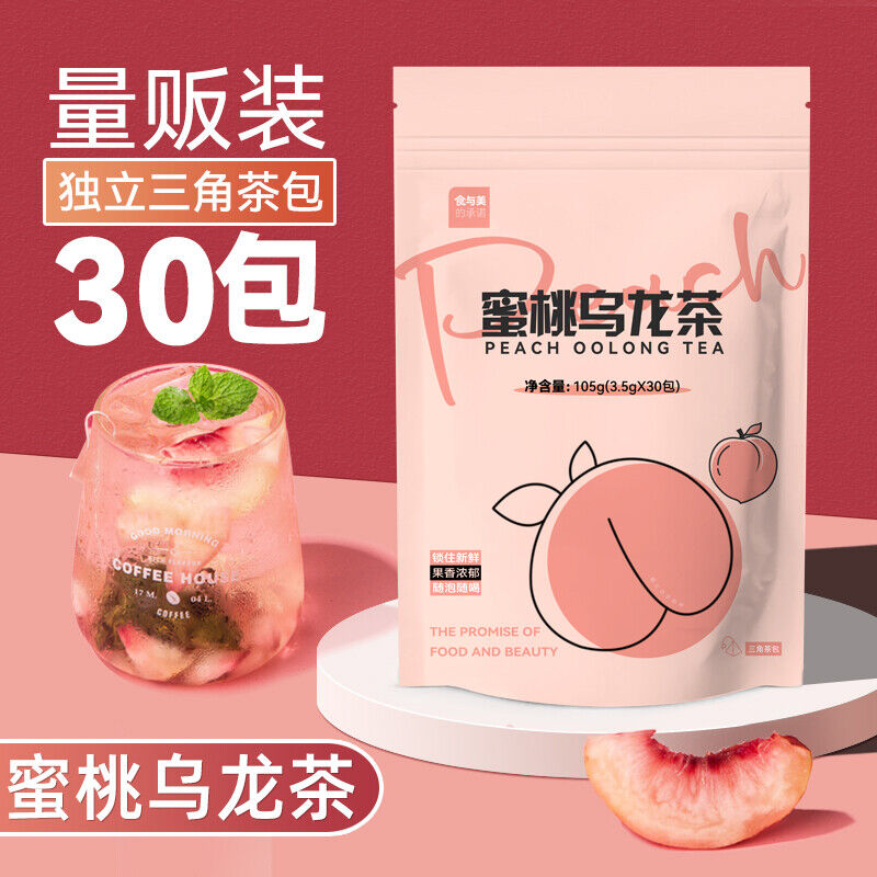 Peach White Peach Oolong Tea Bags Fruit Flower Tea Blend Healthy Small Pack