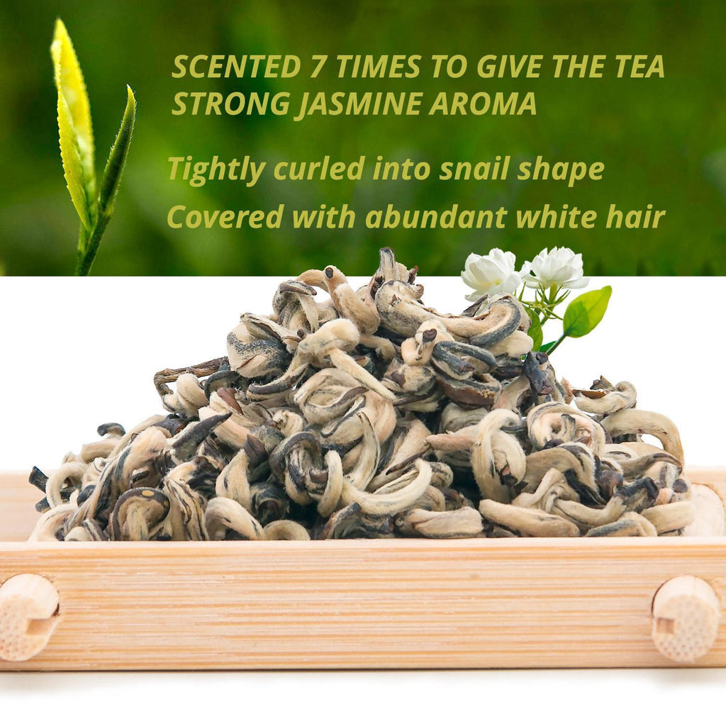 Snail (Yu Luo) Jasmine Green Tea Loose Leaf 100g