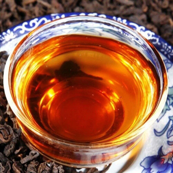 Premium Yunnan China Loose Leaf Black Puer Tea Ripened Cooked  Bulk Puerh Tea