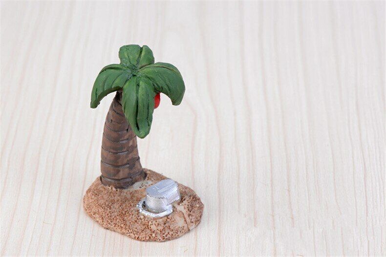 Micro Landscape Garden Deco Mini Simulation of Coconut Trees Decoration Supplies