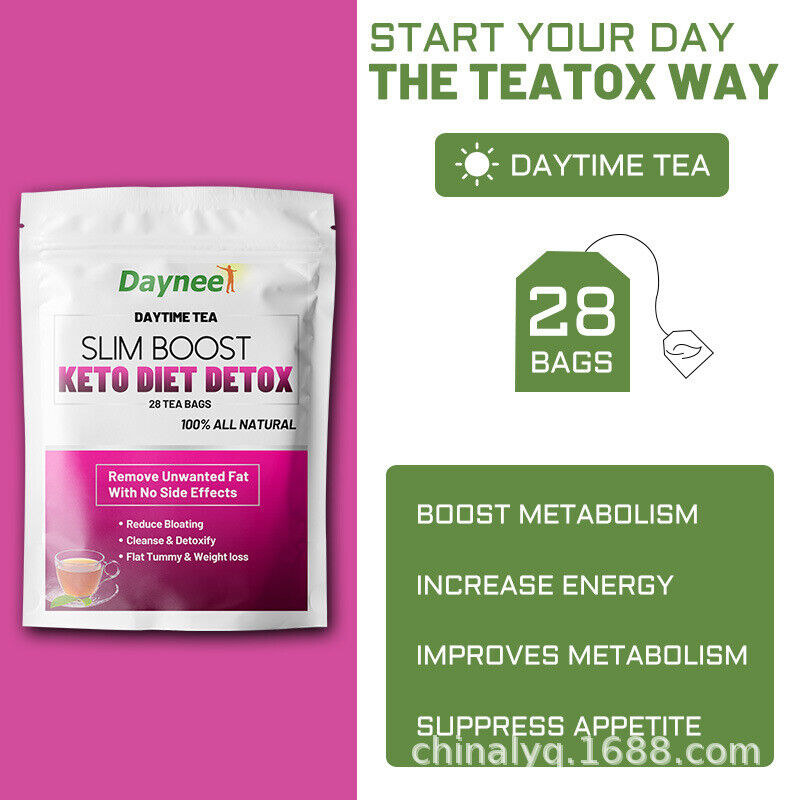Slim Tea Boost Detox Daytime and Evening Tea for Keto Diet Weight Loss