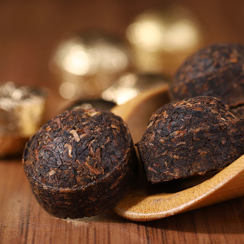 Yiwu Ancient Tree Tea Leaves Yunnan Pu'er Ripe Tea Mini Tuo Tea 500g