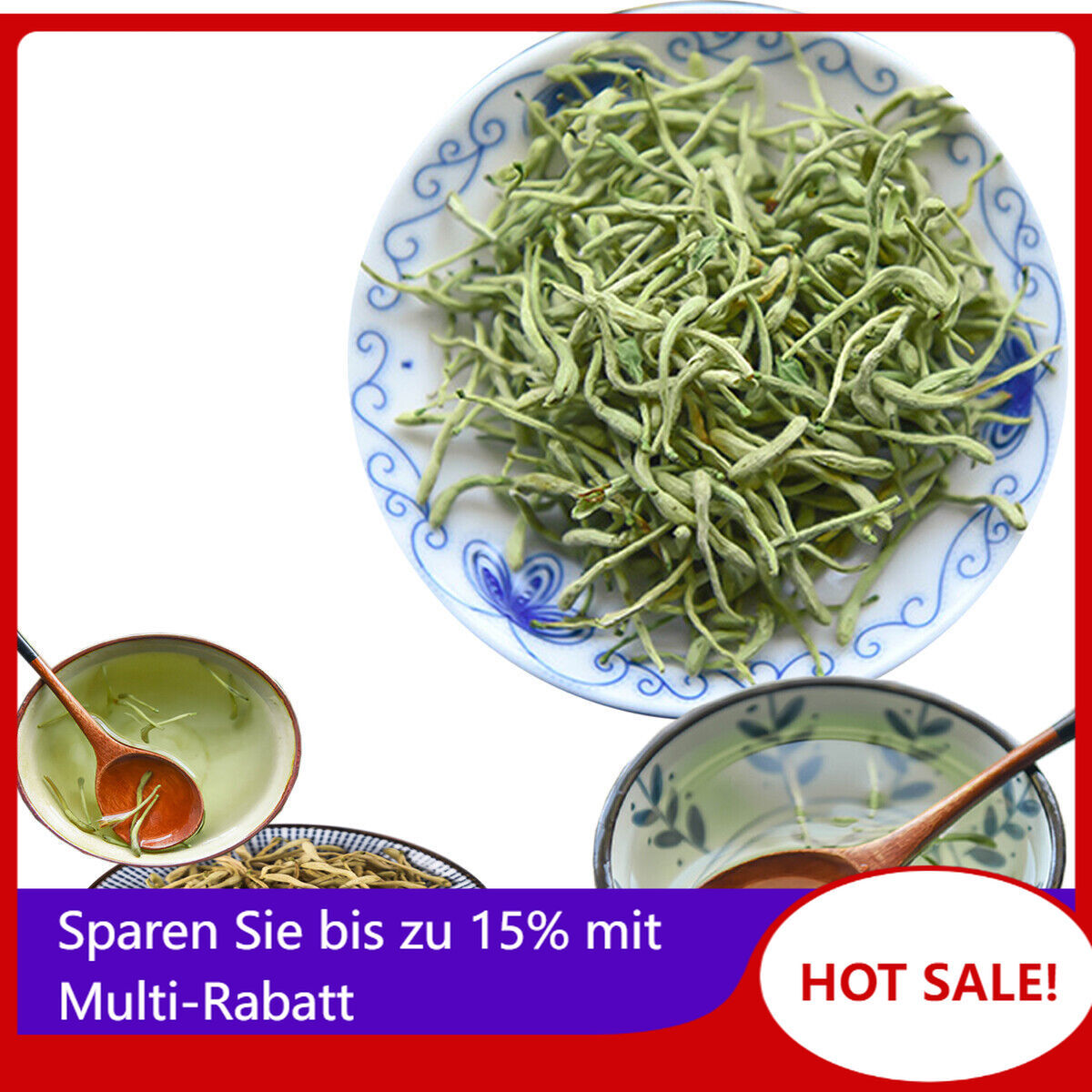 Honeysuckle Tea Wild Scented Tea Herbal Tea Internal Heat Clearing Detoxifying 茶