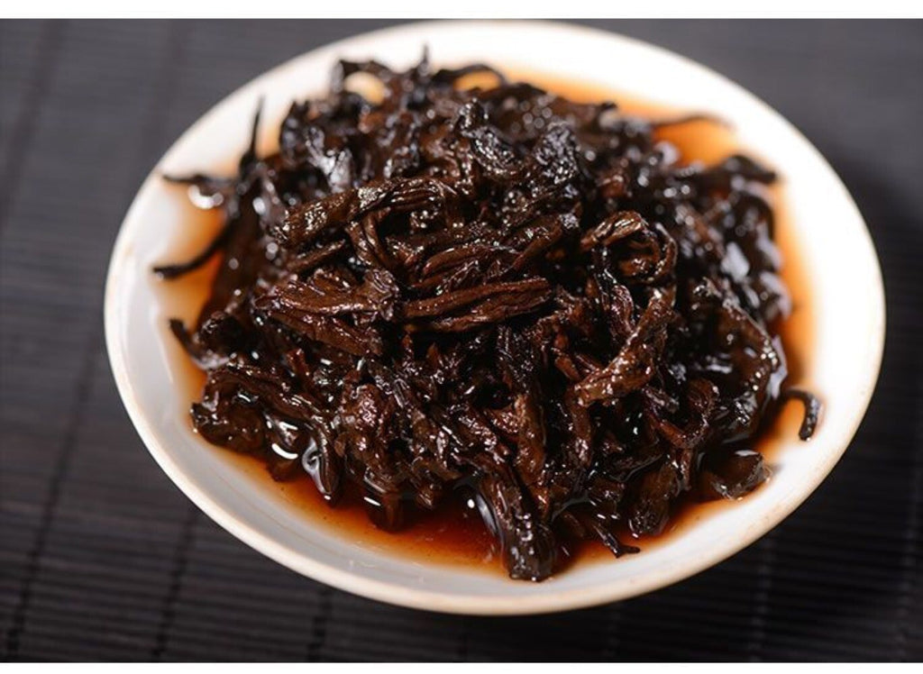 Jingmai Yunnan Ripe Pu-erh Tea Cake 357g 2019 Aged King of Tea Six-Tile