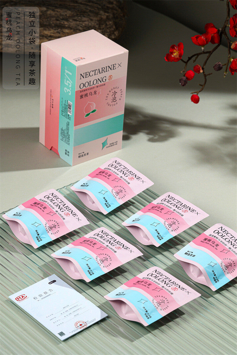 Pfirsich Würfel Fruchtiger Tee Pfirsich Oolong Teebeutel Unabhängig 35g