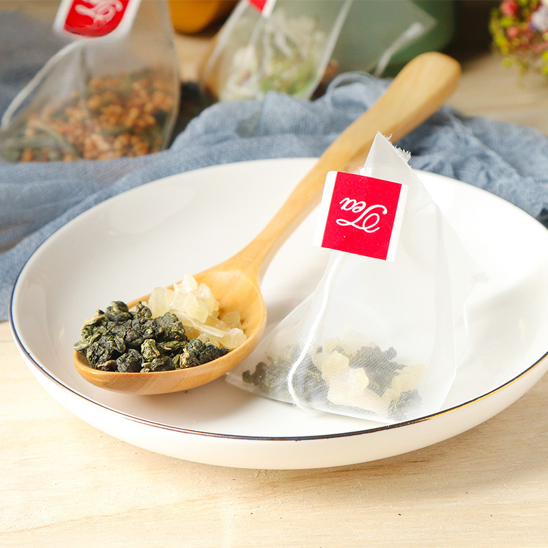 Honey Peach Oolong Tea Triangle Tea Bag White Peach Oolong Tea Bag Secondary image