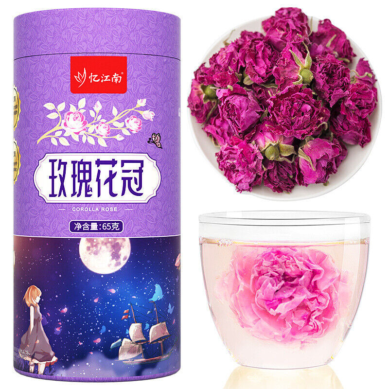 Rose Dried Tea Rose Crown Flower Tea One Flower One Cup Soaked in Water 65g Main image