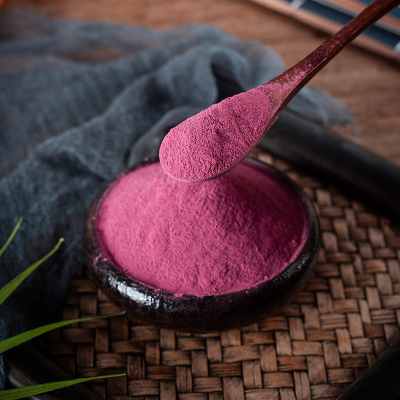 520g Edible Dietary Fiber Meal Replacement Vegetable Powder Purple Kale Powder
