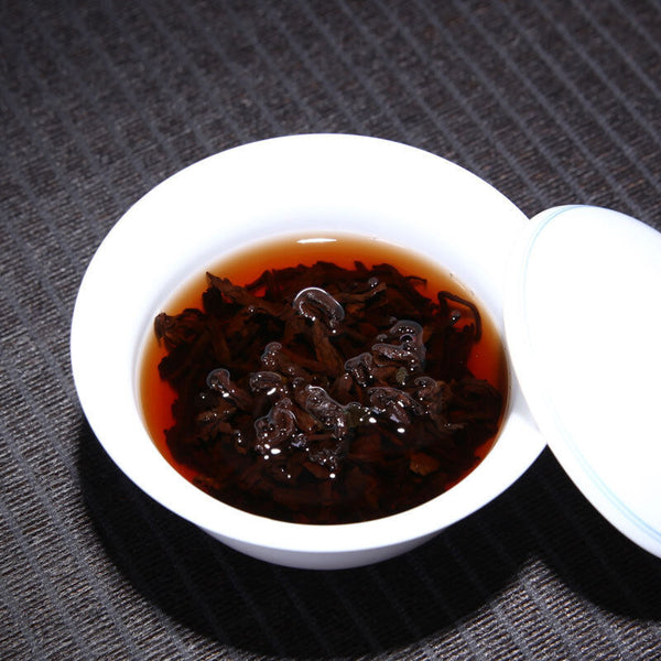 Pu'er Tea Glutinous Fragrance Divine Charm Mature Tea Qizi Cake Tea 357g