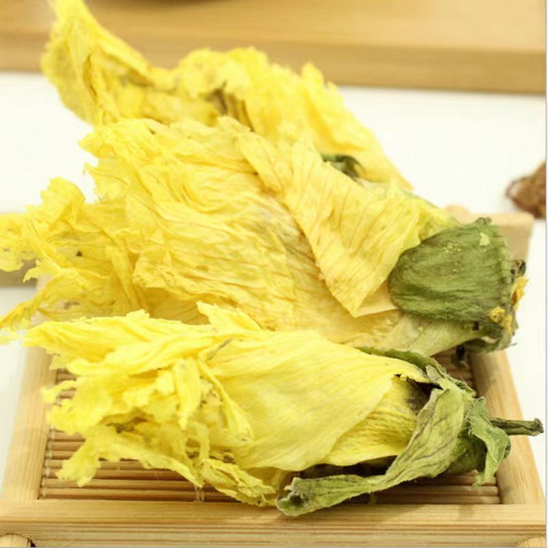 Yellow Marshmallow Flower Herbal Medicine Yellow Marshmallow Dried Flower Tea Secondary image