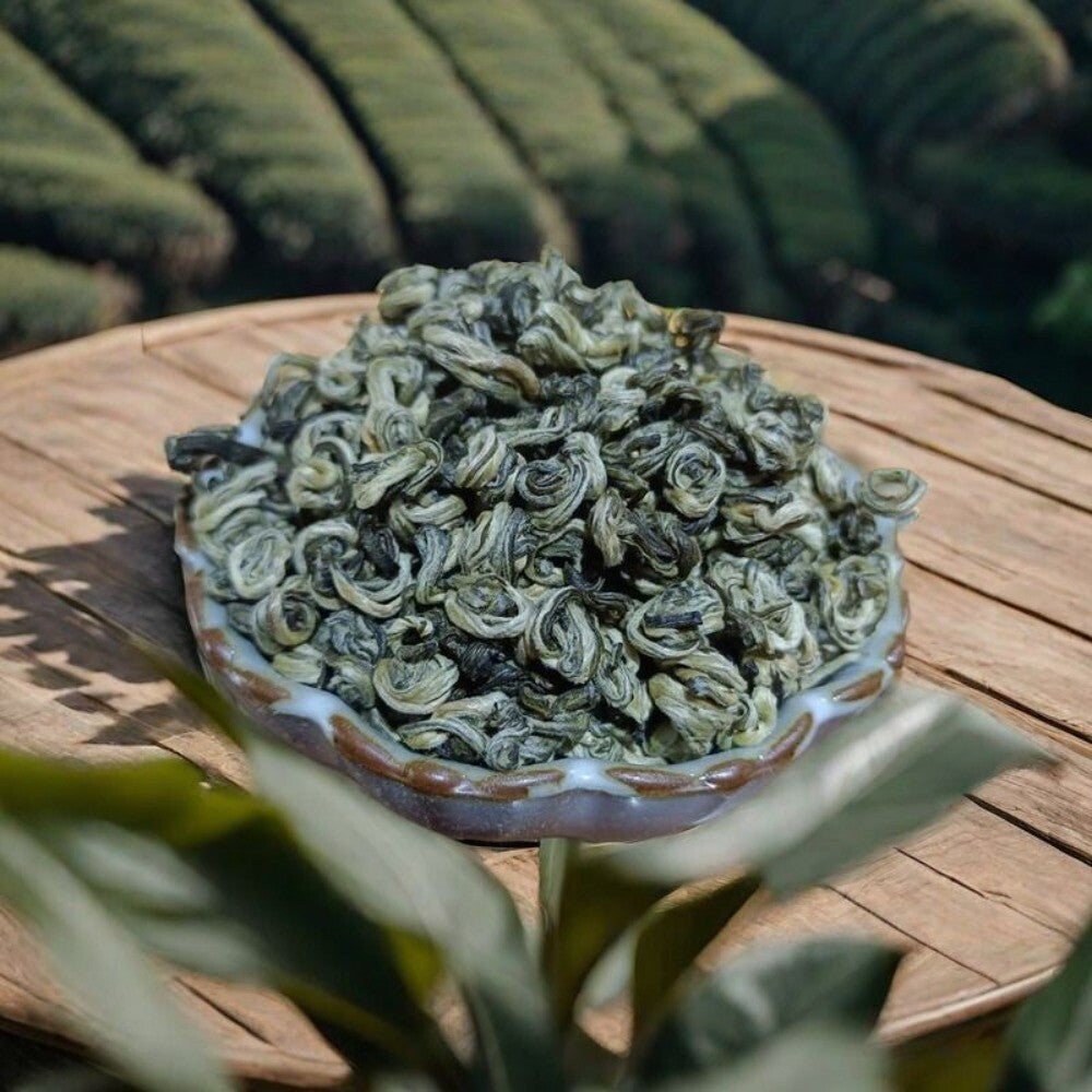Yunnan He Lv Yu Ya Biluochun Tea Rich Aroma Long Brew 100g Secondary image