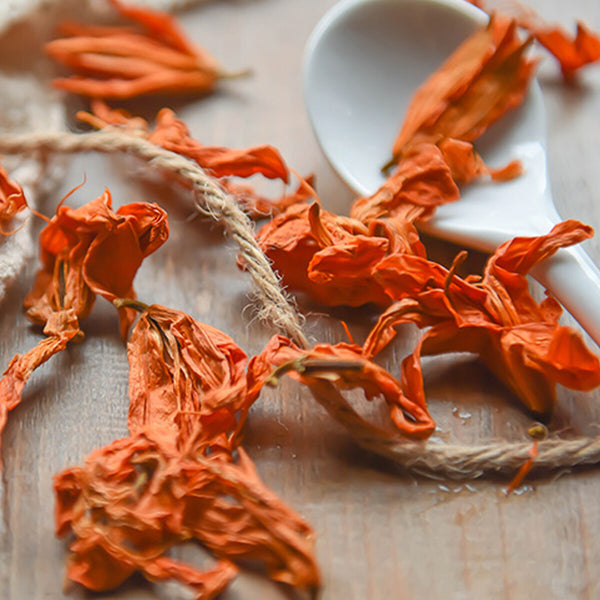 Dried Lily Tea Hand Picking Dried Flower Tea Elmination of Toxicant Healthy Tea