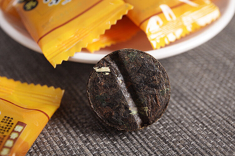 500g Yunnan Puerh Tea Golden Classic Glutinous Fragrance Tuo Tea Cooked Tea