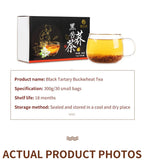 300g/30 Bags Healthy Herb Tea Bag Black Tartary Buckwheat Tea