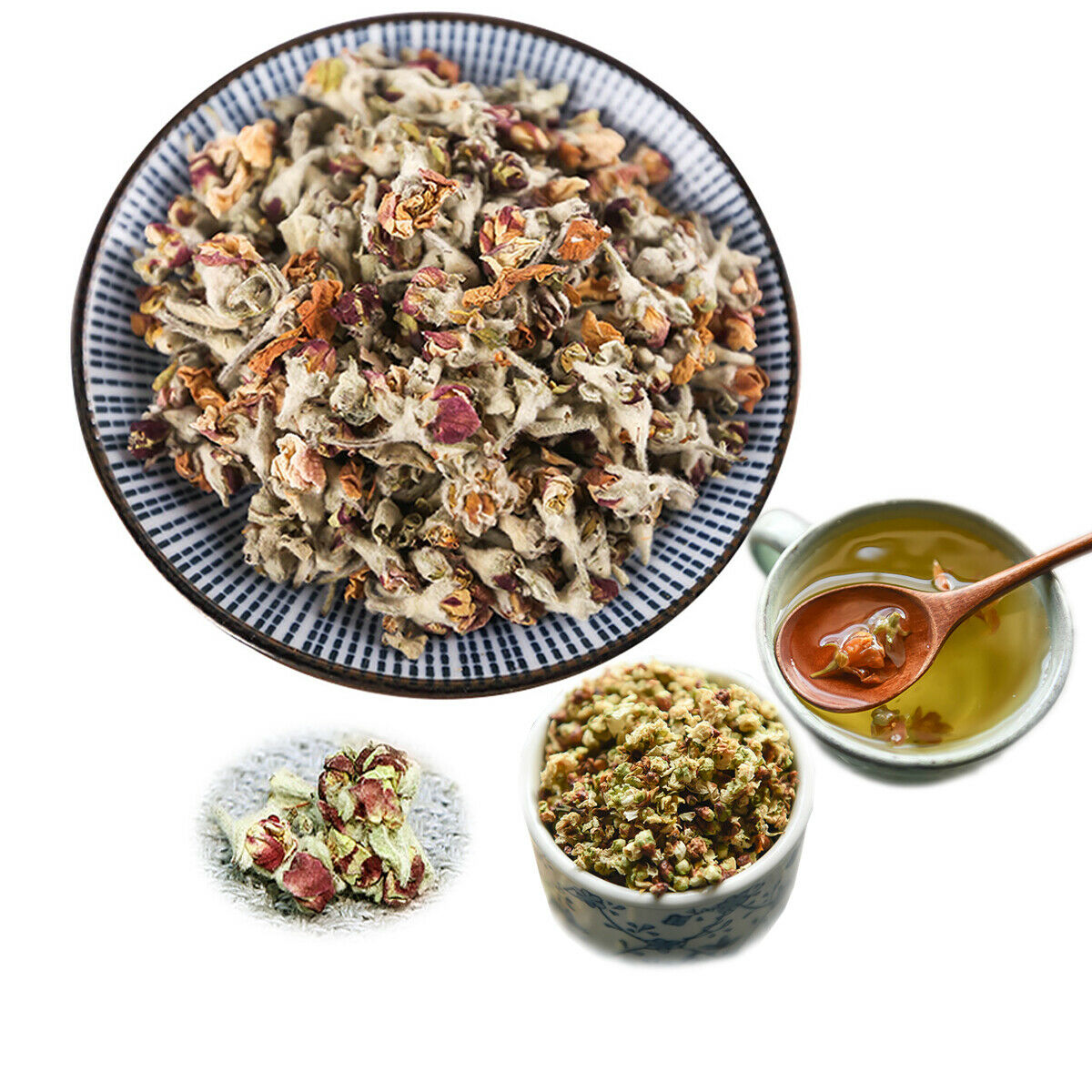 Apple Flower with Rose Tea Chinese New Flower Tea Chinese Specialty Herbal Tea Main image