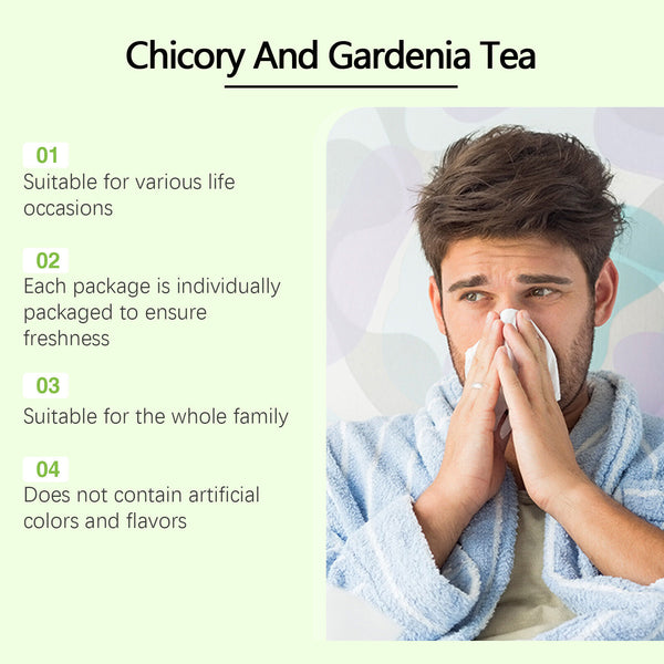 Chicory and Gardenia Tea Dandelion Wolfberry Organic Kidney Liver Chinese Tea