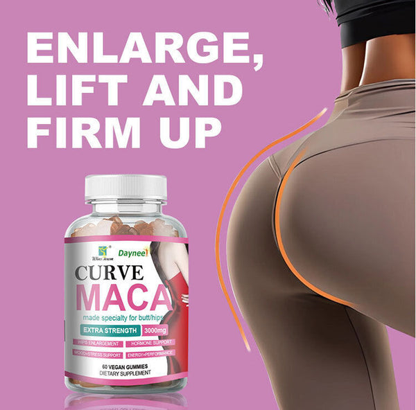 Curve Maca Gummies Butt Enhancement Gummy 3g* 60 pcs/bottle