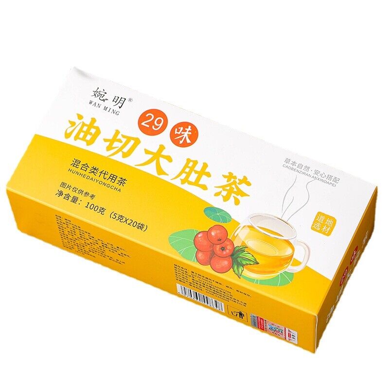 100g 29 flavors oil-cut potbelly tea ingredients combination non-fat stream tea Secondary image