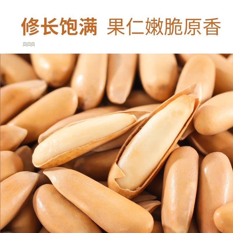 Large Pine Nuts 2024 Fresh Hand-Picked Healthy Nut Snack