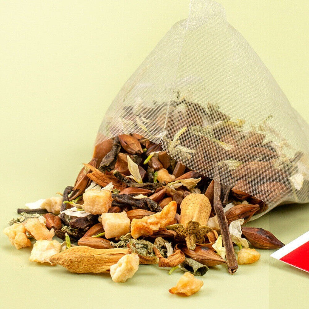 Daidai Flower Olive Herbal Tea Pyramid Bags Floral Wellness Support Blend Secondary image
