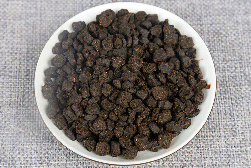 Yunnan Puerh Tea Fossil Glutinous Fragrance Broken Silver 100g Tin Cooked Tea