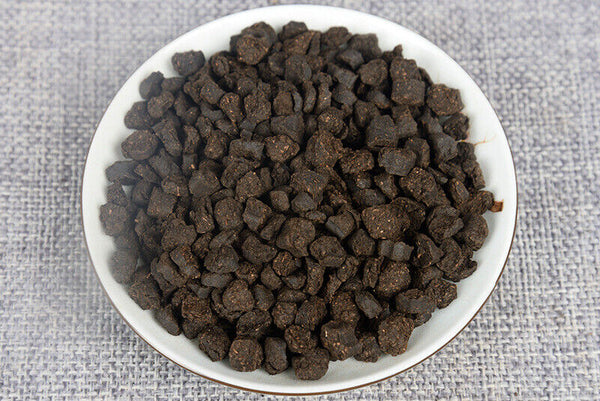 Yunnan Puerh Tea Fossil Glutinous Fragrance Broken Silver 100g Tin Cooked Tea
