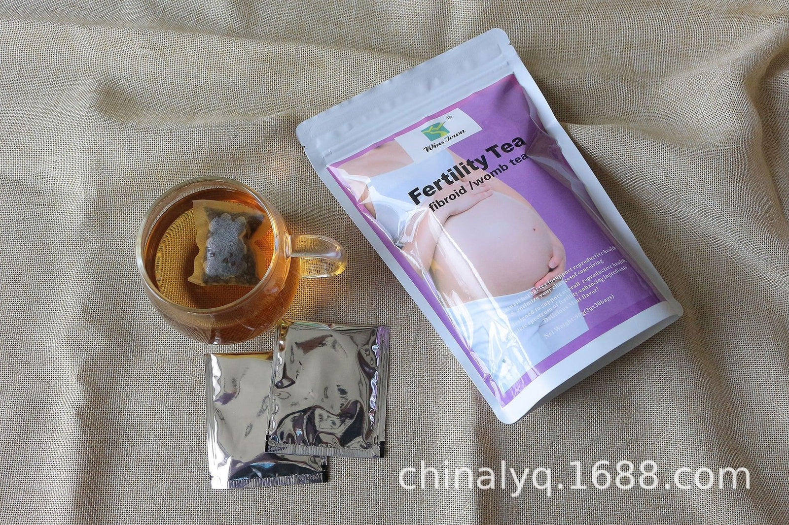 Detox Fibroid Support 30 Bags 3g Fertility Tea for Men and Women Womb