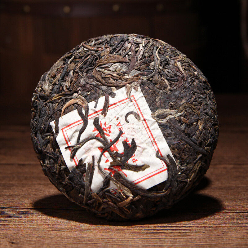Deep Mountain Ancient Rhyme 100g Pu'er Raw Tea Qizibing Jishunhao Raw Tea