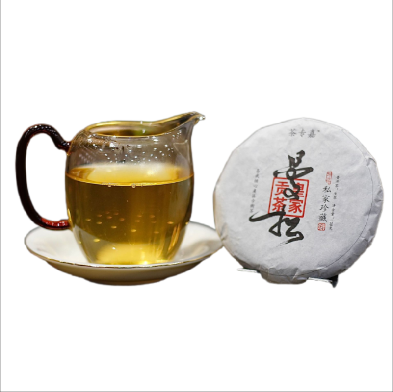 Yibang Mansong Pu-erh Raw Tea Cake Yiwu Seven Seeds Pu-erh Tea Cake 100g/3.52oz