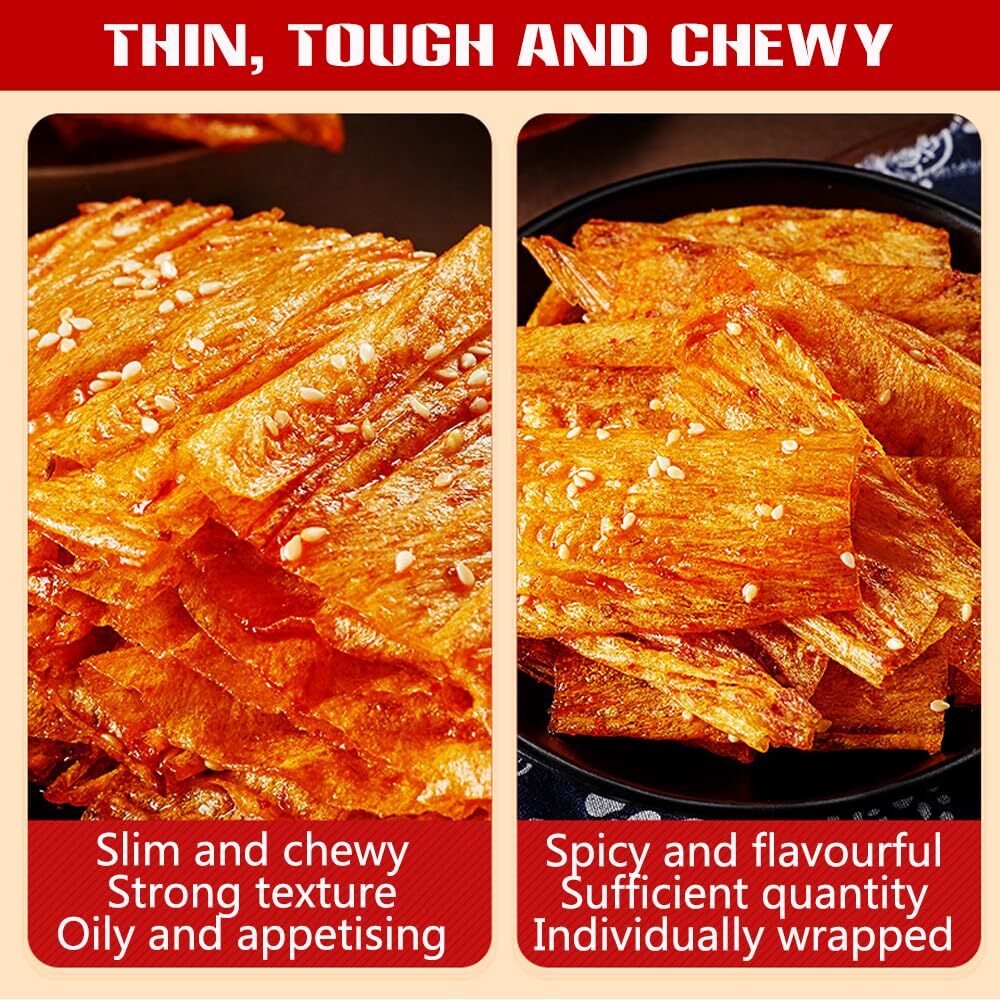 Pikante und herzhafte Latiao Spicy Hand Shredded Bean Peel Chili Snacks