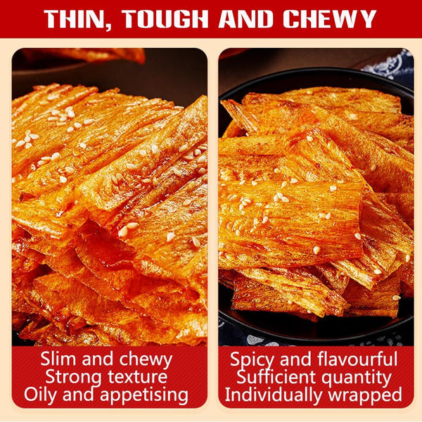 Pikante und herzhafte Latiao Spicy Hand Shredded Bean Peel Chili Snacks