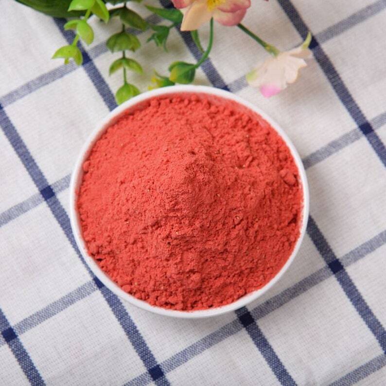 250g 100% Freeze Dried Strawberry Powder - 1 mm size grade - Tastes Great Main image