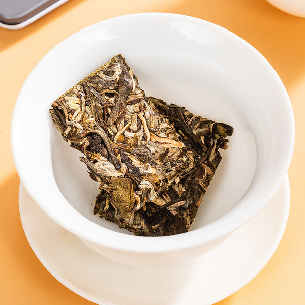 Puerh Raw Tea Smoking Stick Packed Small Square Tea Menghai Ancient Trees 180g