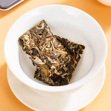 Puerh Raw Tea Smoking Stick Packed Small Square Tea Menghai Ancient Trees 180g