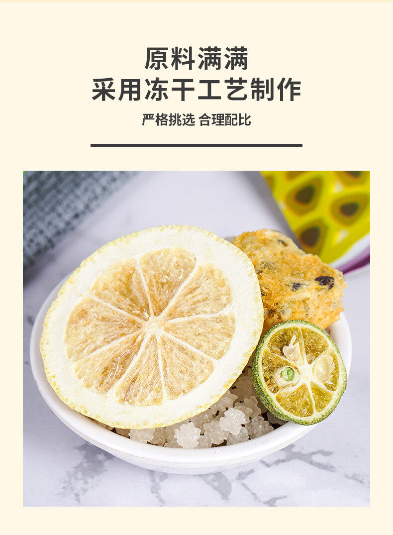 Passion Fruit Kumquat Lemon Tea Bags Cold Brew Summer Refreshing Fruit Drink